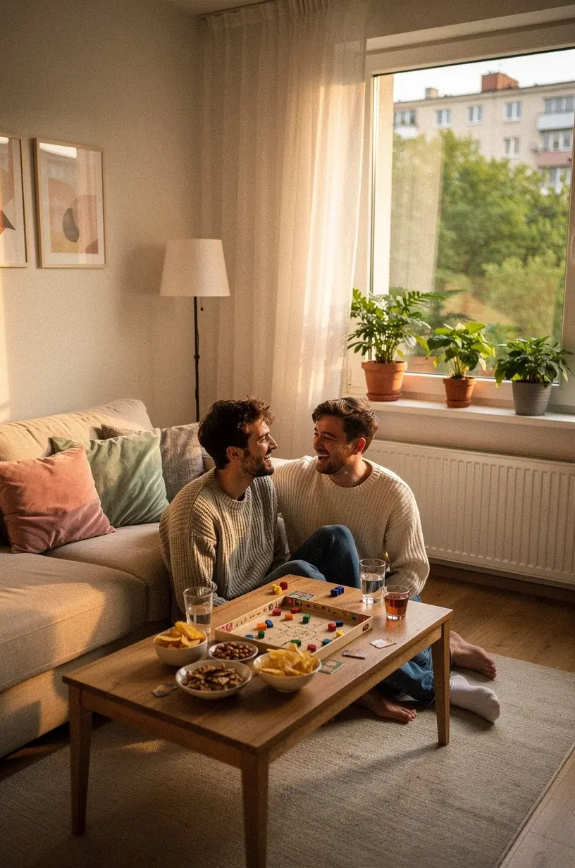 Uśmiechnięta kobieta korzystająca z inteligentnych urządzeń domowych dla wygody.
